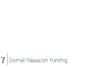 [07] Cornell Research Funding