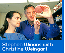 Stephen Winans with Christine Weingart