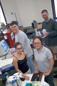 Students in lab